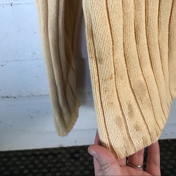 Vintage Yellow Mock Neck Sweater - Picture 7 of 8